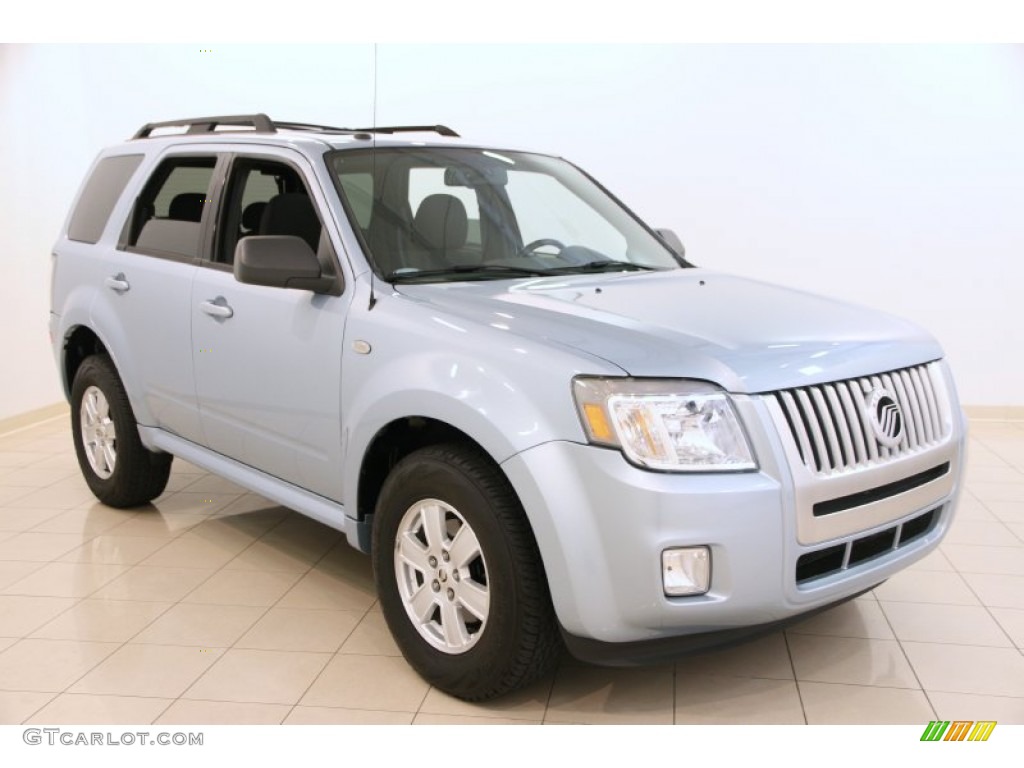 2009 Mariner V6 4WD - Light Ice Blue Metallic / Black photo #1