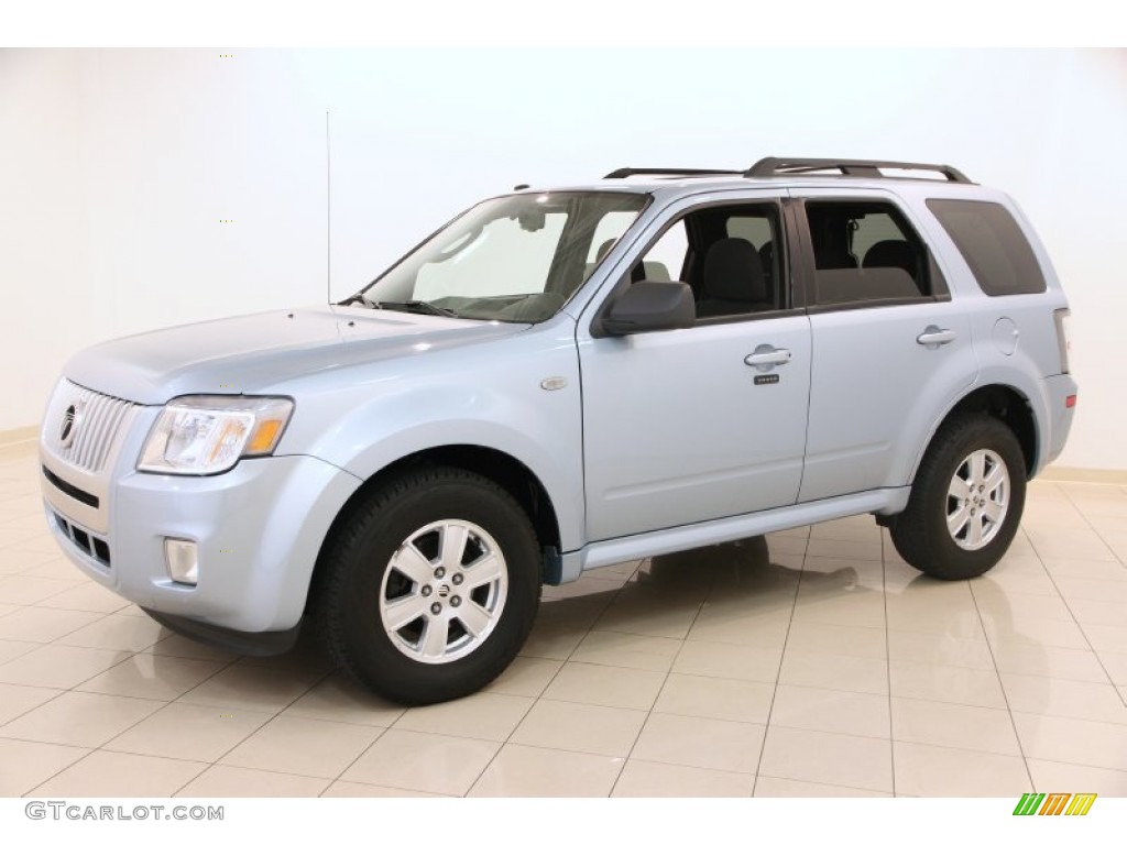 Light Ice Blue Metallic 2009 Mercury Mariner V6 4WD Exterior Photo #97523520