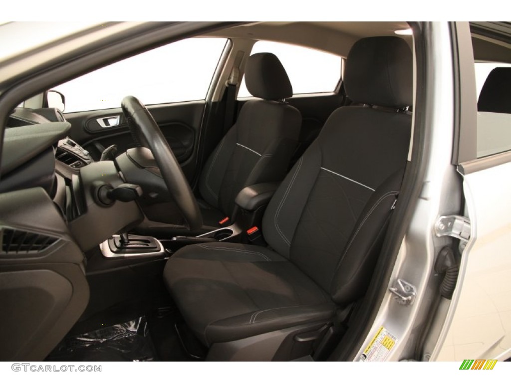 2014 Fiesta SE Hatchback - Ingot Silver / Charcoal Black photo #5