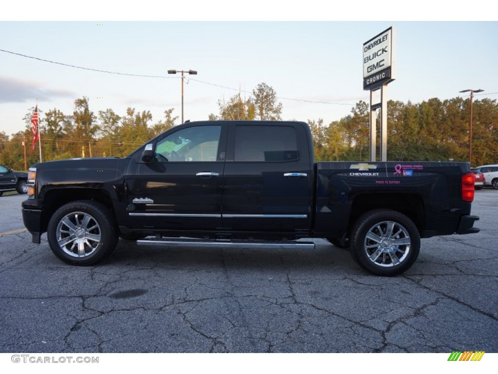 2014 Silverado 1500 High Country Crew Cab - Black / High Country Saddle photo #4