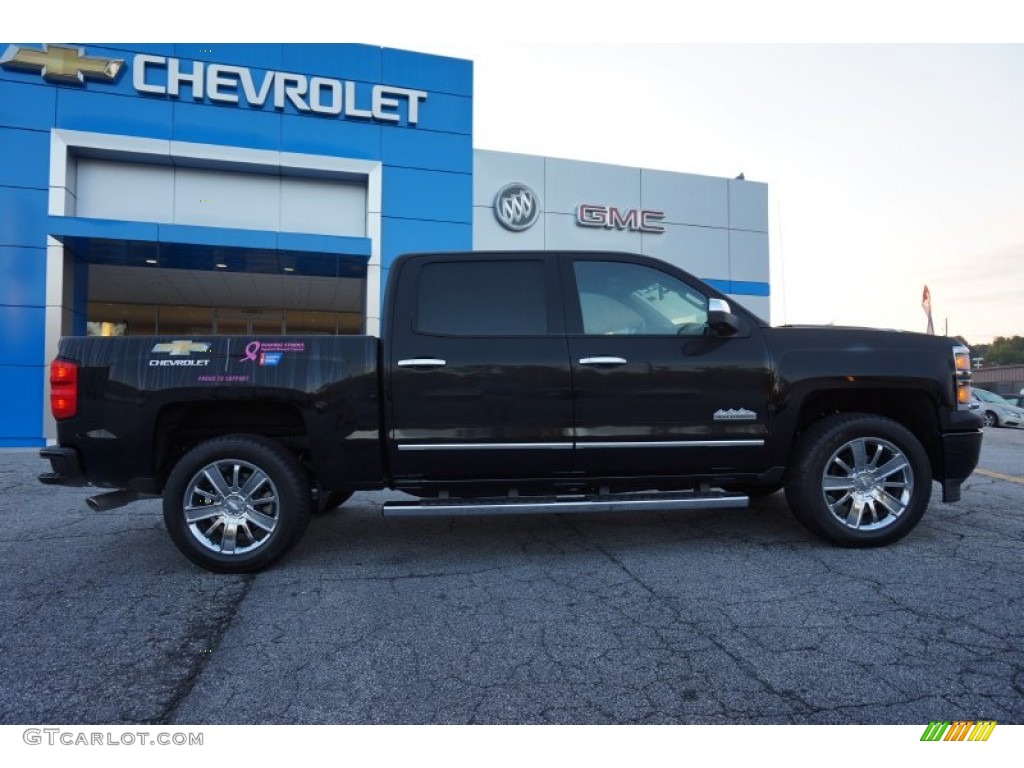 2014 Silverado 1500 High Country Crew Cab - Black / High Country Saddle photo #8