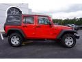 Firecracker Red - Wrangler Unlimited Sport S 4x4 Photo No. 8
