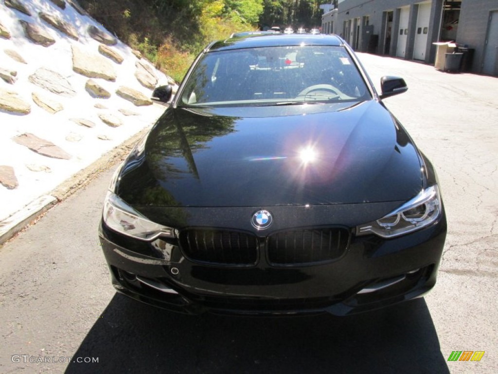 2015 3 Series 335i xDrive Sedan - Jet Black / Black photo #8