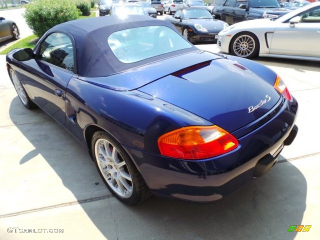 2002 Boxster S - Lapis Blue Metallic / Savanna Beige photo #5