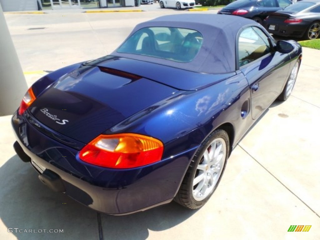 2002 Boxster S - Lapis Blue Metallic / Savanna Beige photo #7