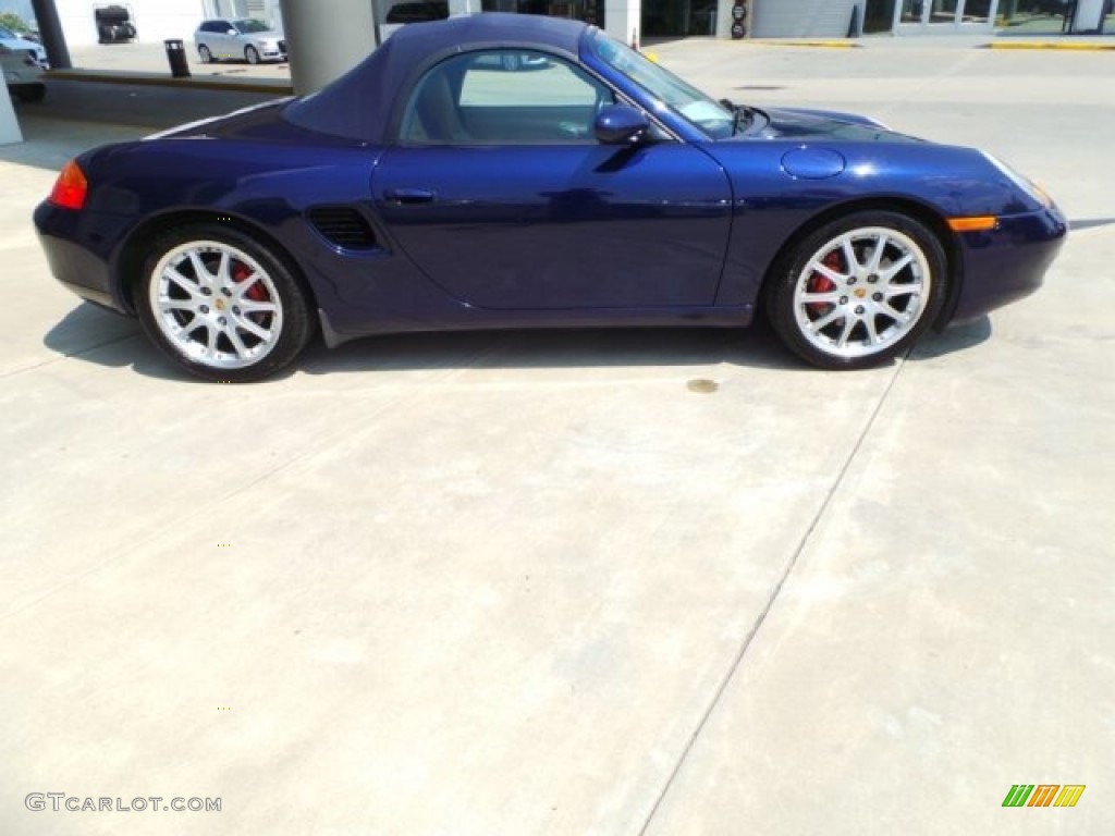 2002 Boxster S - Lapis Blue Metallic / Savanna Beige photo #8