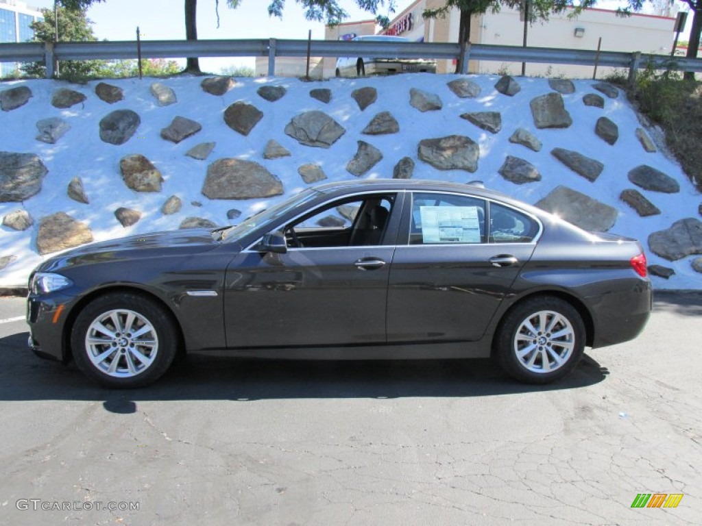 2015 5 Series 528i xDrive Sedan - Dark Graphite Metallic / Black photo #2