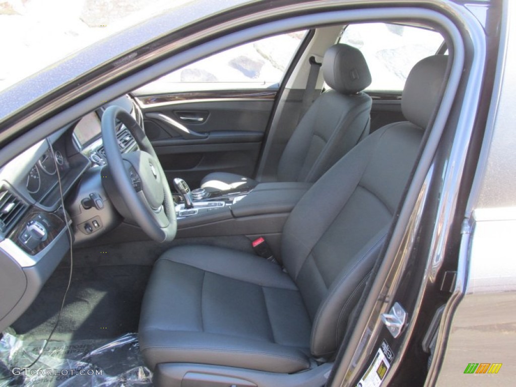2015 5 Series 528i xDrive Sedan - Dark Graphite Metallic / Black photo #12