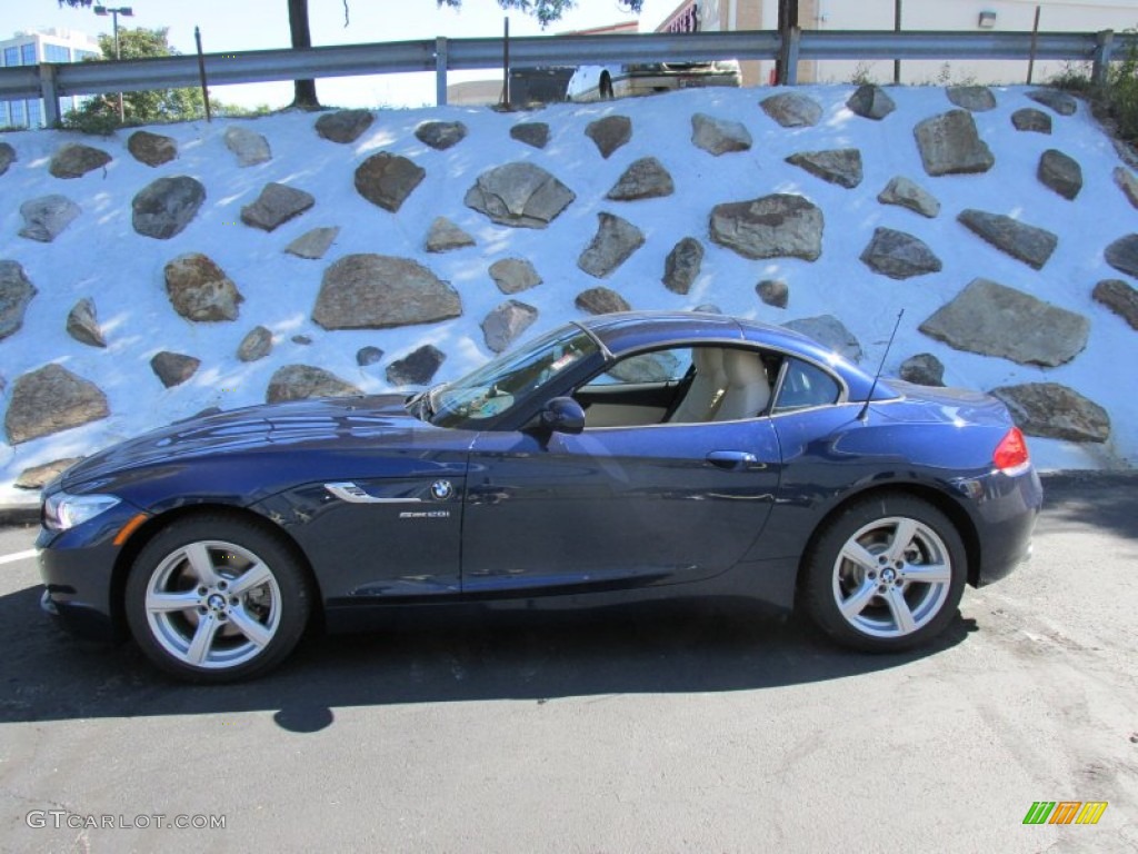 2015 Z4 sDrive28i - Deep Sea Blue Metallic / Canberra Beige photo #11