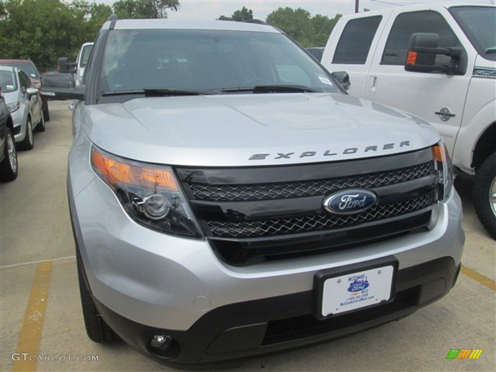 2015 Explorer Sport 4WD - Ingot Silver / Sport Charcoal Black photo #2