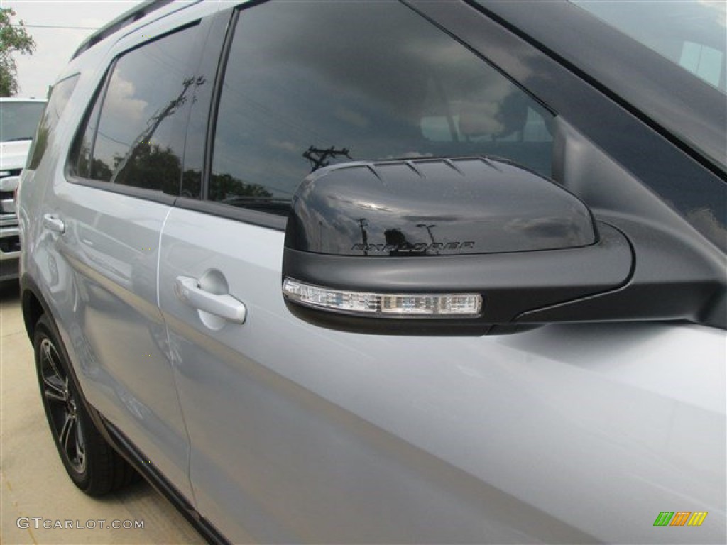 2015 Explorer Sport 4WD - Ingot Silver / Sport Charcoal Black photo #4