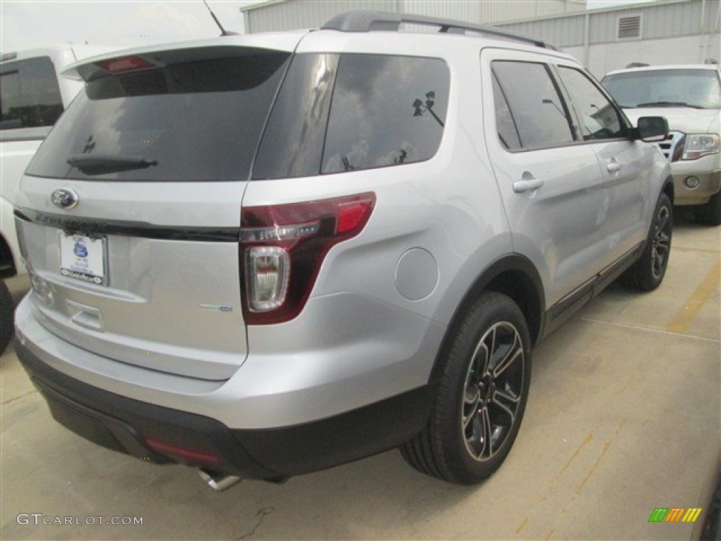 2015 Explorer Sport 4WD - Ingot Silver / Sport Charcoal Black photo #5