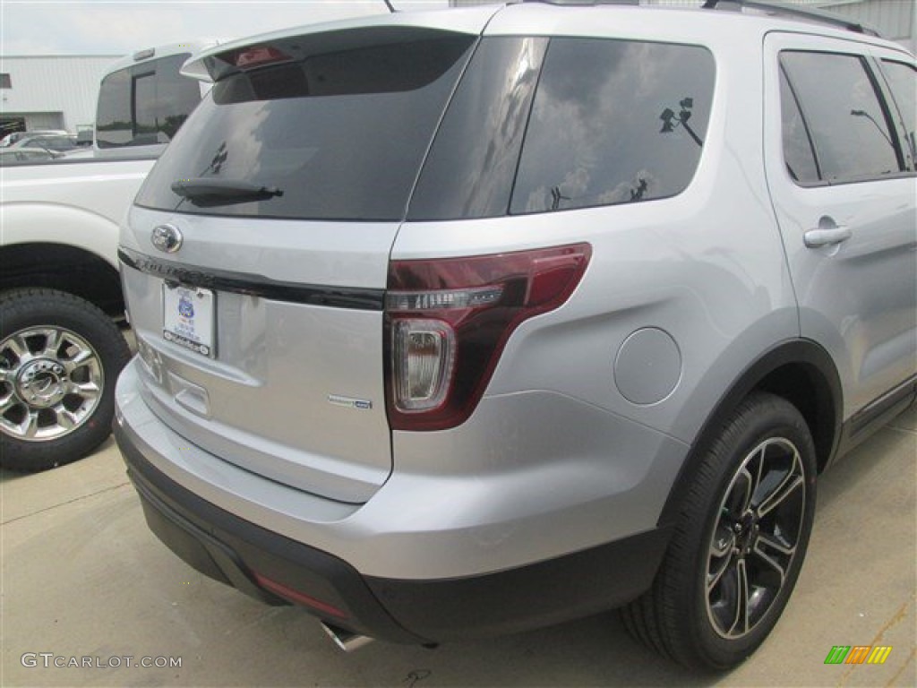 2015 Explorer Sport 4WD - Ingot Silver / Sport Charcoal Black photo #6