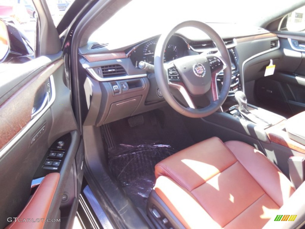 Kona Brown/Jet Black Interior 2015 Cadillac XTS Luxury Sedan Photo #97534496