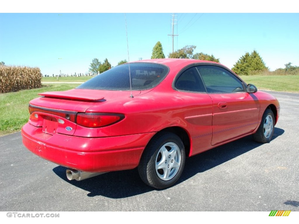 1999 Escort ZX2 Coupe - Bright Red / Medium Graphite photo #4