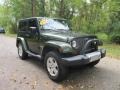 2009 Jeep Green Metallic Jeep Wrangler Sahara 4x4  photo #3