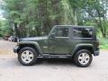 2009 Jeep Green Metallic Jeep Wrangler Sahara 4x4  photo #4