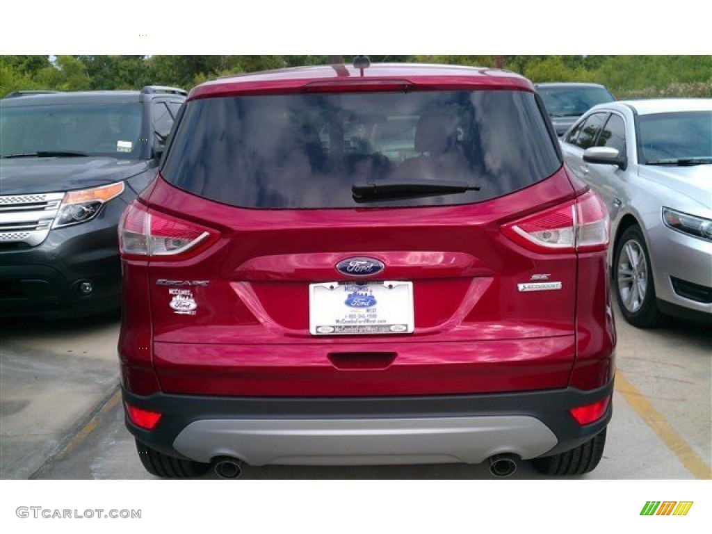 2014 Escape SE 1.6L EcoBoost - Ruby Red / Charcoal Black photo #7