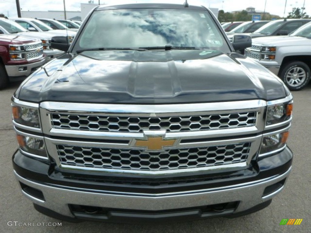 2015 Silverado 1500 LT Double Cab 4x4 - Black / Jet Black photo #9