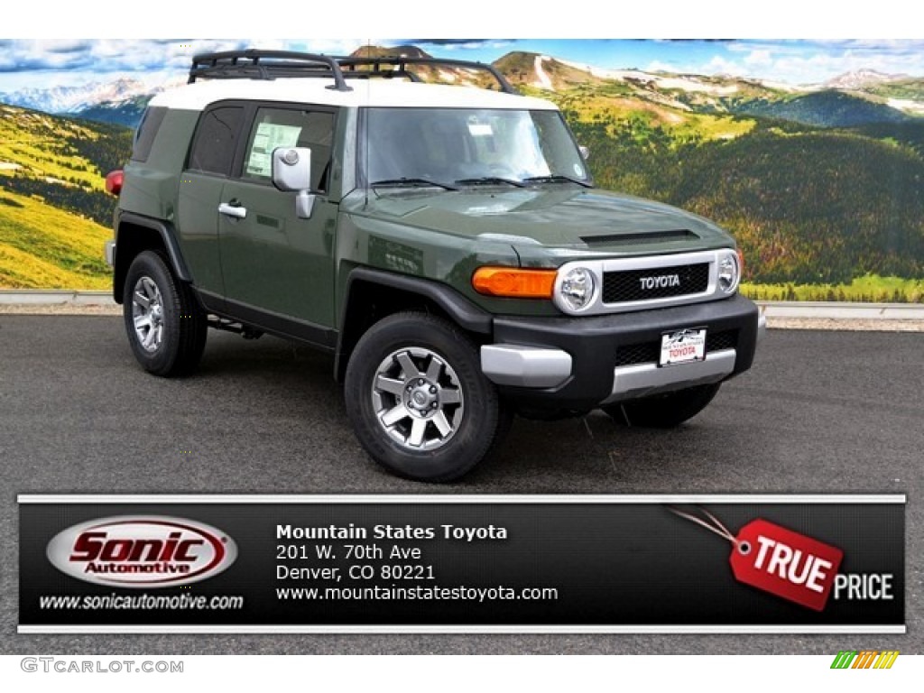 2014 FJ Cruiser 4WD - Army Green / Dark Charcoal photo #1