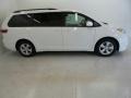 2015 Super White Toyota Sienna LE  photo #1