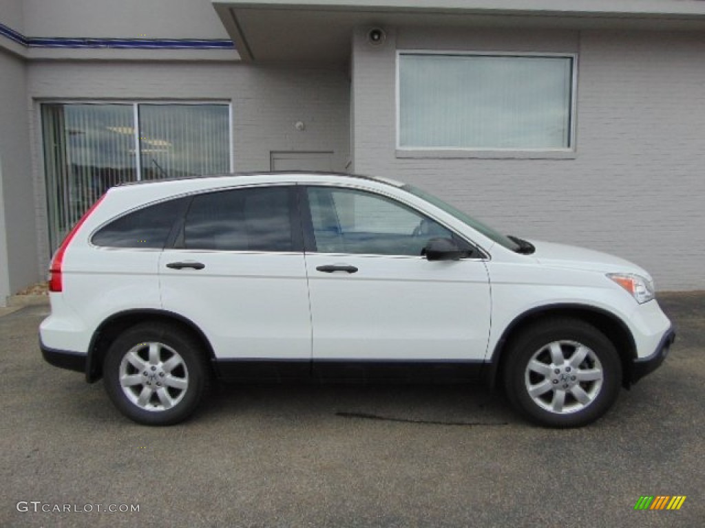 2009 CR-V EX 4WD - Taffeta White / Gray photo #2