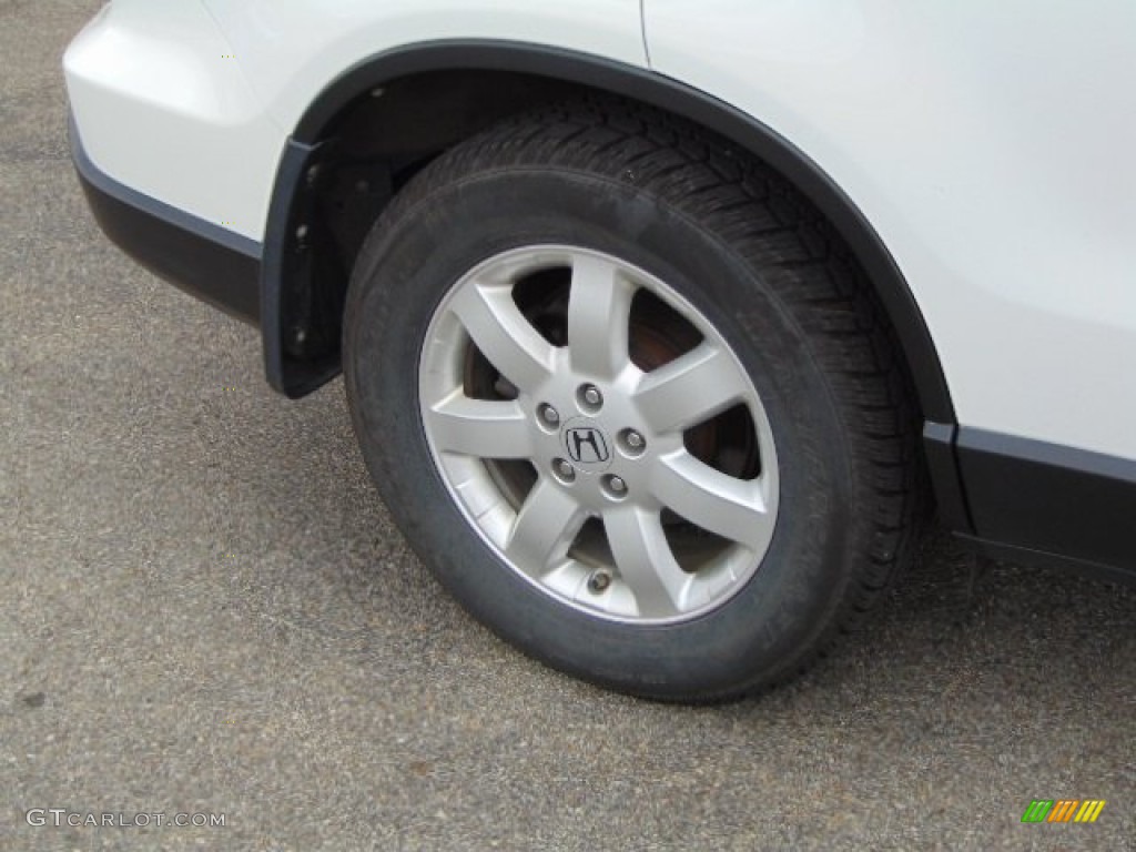 2009 CR-V EX 4WD - Taffeta White / Gray photo #3