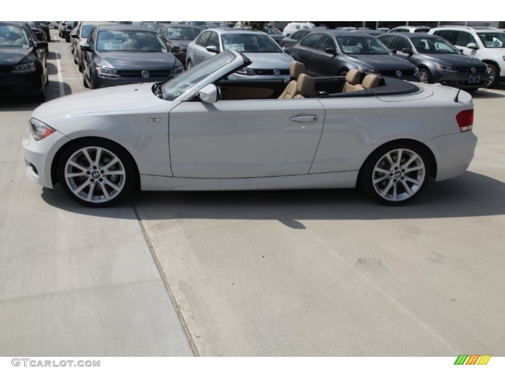 2012 1 Series 135i Convertible - Alpine White / Savanna Beige photo #4