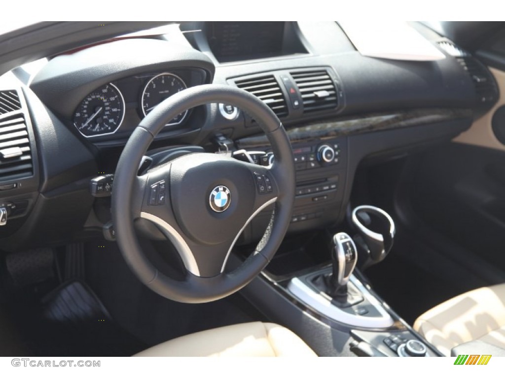 2012 1 Series 135i Convertible - Alpine White / Savanna Beige photo #14