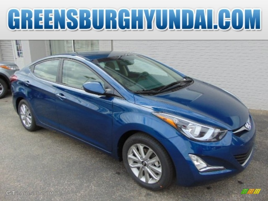 Windy Sea Blue Hyundai Elantra