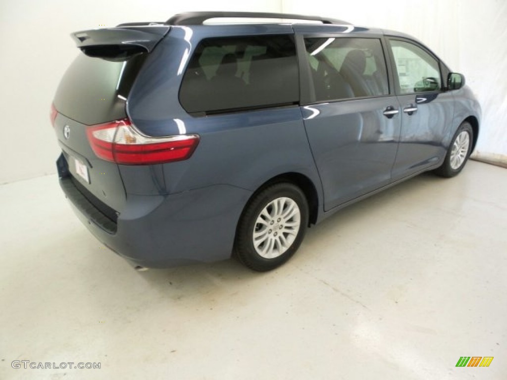 2015 Sienna XLE - Shoreline Blue Pearl / Ash photo #33