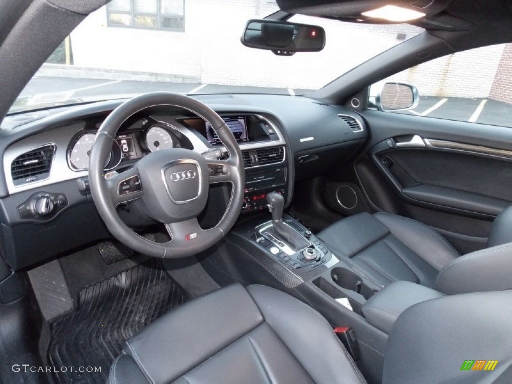 Black Interior 2012 Audi S5 4.2 FSI quattro Coupe Photo #97544177
