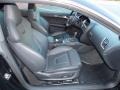 2012 Audi S5 Black Interior Front Seat Photo