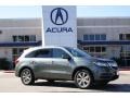 2014 Forest Mist Metallic Acura MDX Advance  photo #9