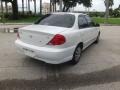 2002 White Kia Spectra LS Sedan  photo #4