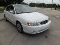 2002 White Kia Spectra LS Sedan  photo #6