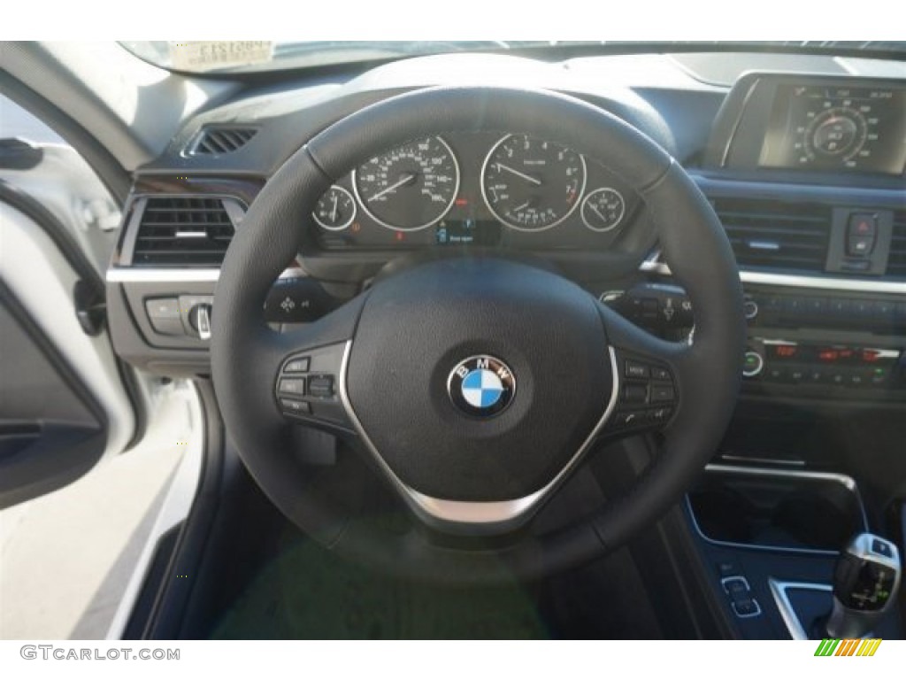 2015 3 Series 328i Sedan - Alpine White / Black photo #8