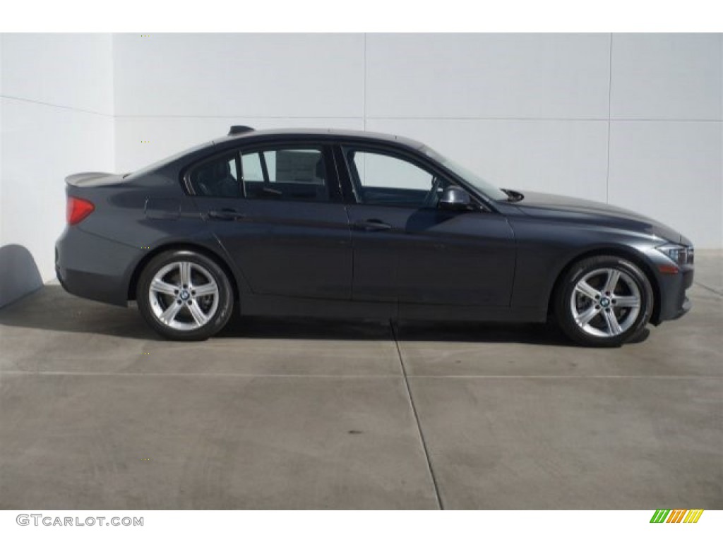2015 3 Series 328i Sedan - Mineral Grey Metallic / Black photo #2