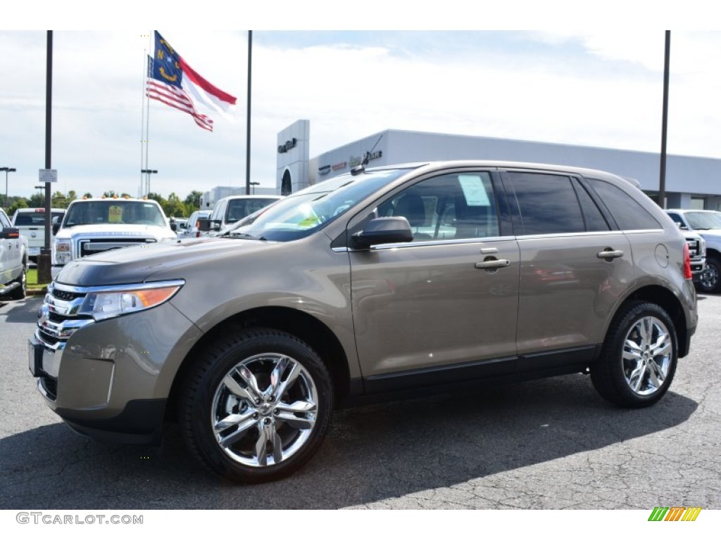Mineral Gray 2014 Ford Edge Limited Exterior Photo #97548929