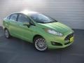 Green Envy - Fiesta Titanium Sedan Photo No. 1