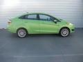 2014 Green Envy Ford Fiesta Titanium Sedan  photo #8