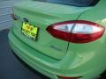 2014 Green Envy Ford Fiesta Titanium Sedan  photo #12