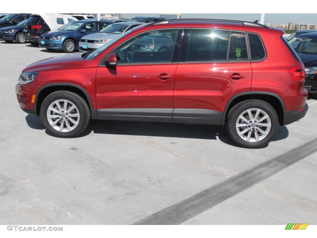 Wild Cherry Metallic 2015 Volkswagen Tiguan SE Exterior Photo #97550168