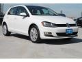 Pure White 2015 Volkswagen Golf 4 Door TDI SE