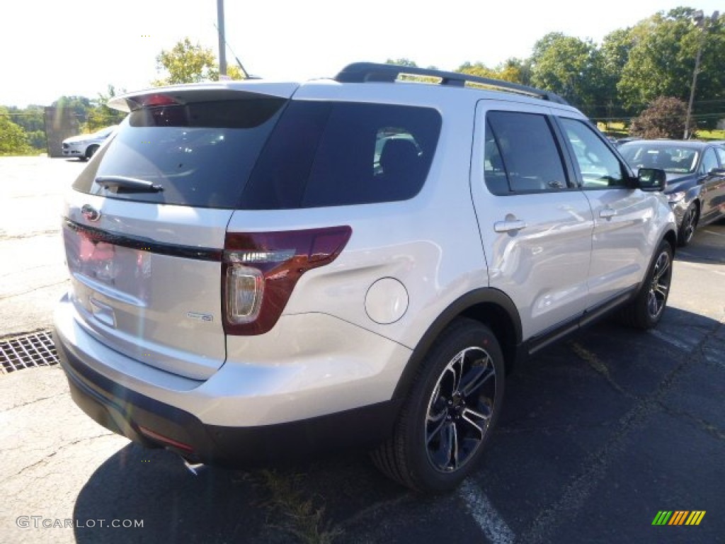 2015 Explorer Sport 4WD - Ingot Silver / Sport Charcoal Black/Sienna photo #2