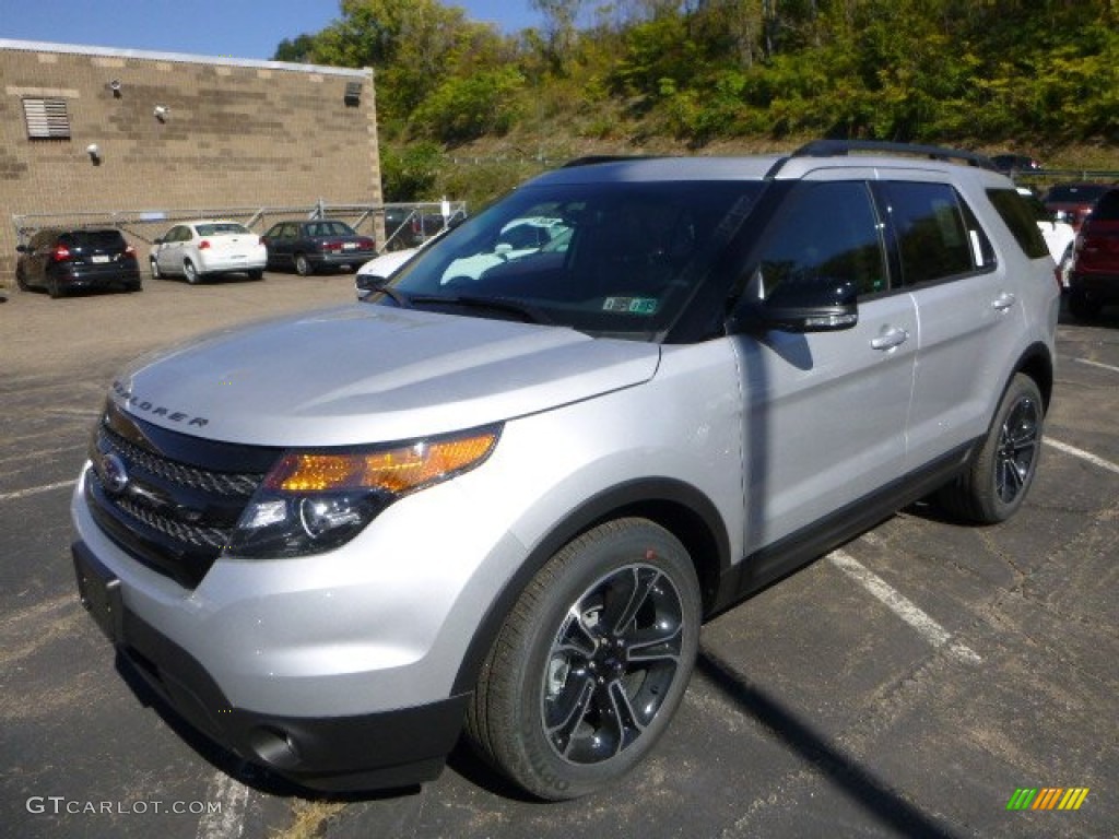 2015 Explorer Sport 4WD - Ingot Silver / Sport Charcoal Black/Sienna photo #5