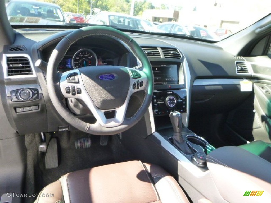 2015 Explorer Sport 4WD - Ingot Silver / Sport Charcoal Black/Sienna photo #9