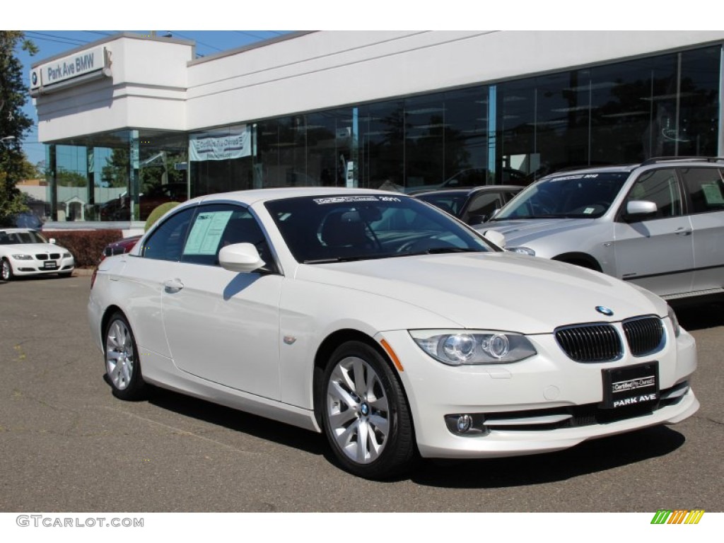 2011 3 Series 328i Convertible - Mineral White Metallic / Saddle Brown Dakota Leather photo #1