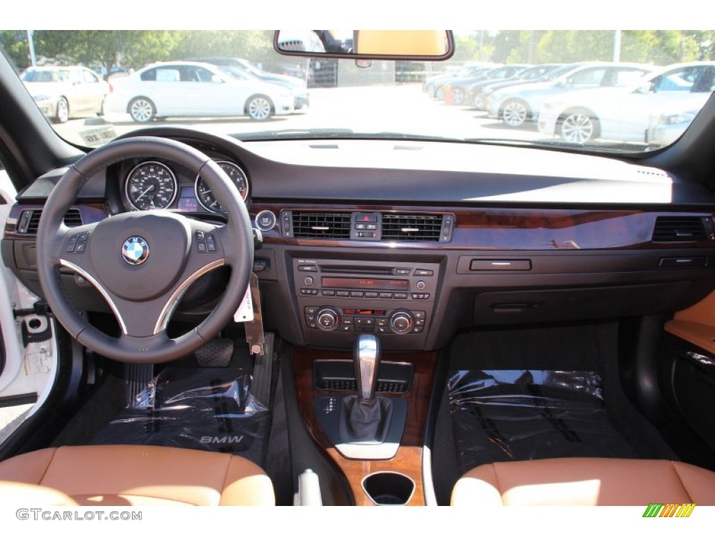 2011 3 Series 328i Convertible - Mineral White Metallic / Saddle Brown Dakota Leather photo #16