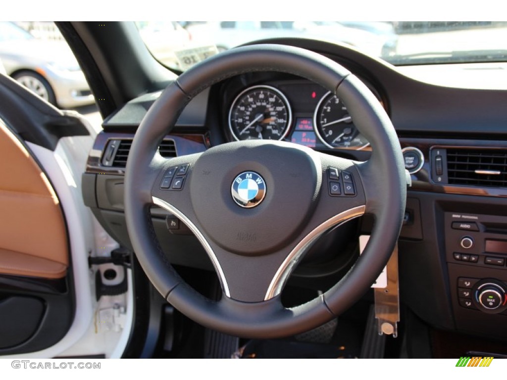2011 3 Series 328i Convertible - Mineral White Metallic / Saddle Brown Dakota Leather photo #19